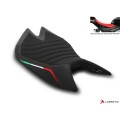 LUIMOTO Team Italia Rider Seat Covers for the Aprilia RSV4 1100 (2021+) / Tuono V4 1100 (2022+)
